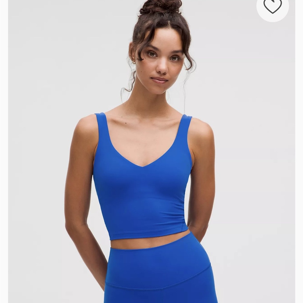 lululemon athletica Blue Tank Top
